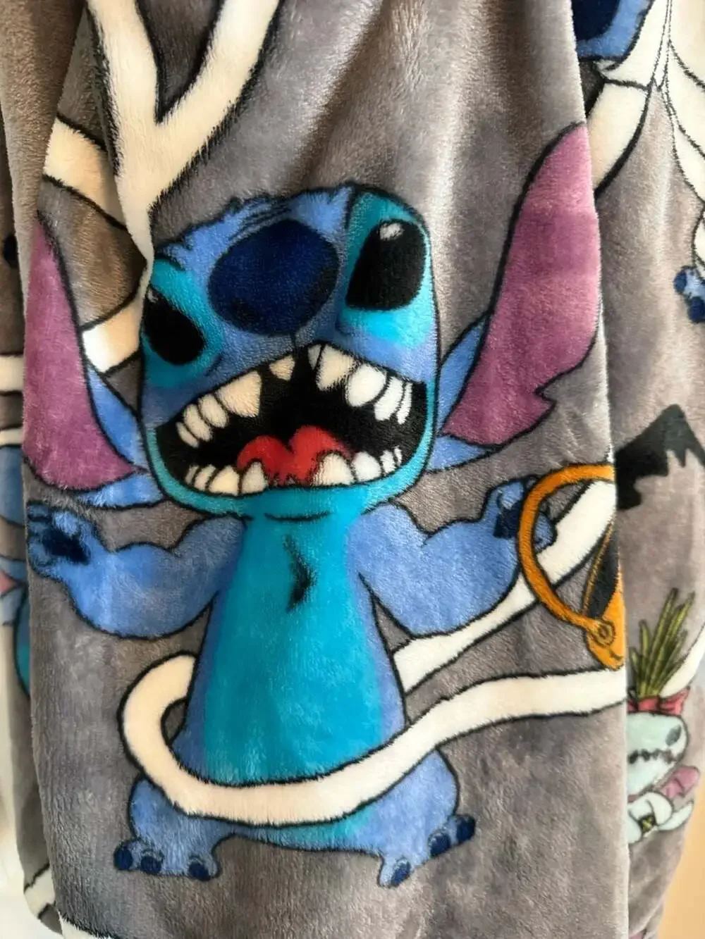 Disney Lilo & Stitch Halloween Mummy Costume Plush Throw Blanket 50 in x 70 in